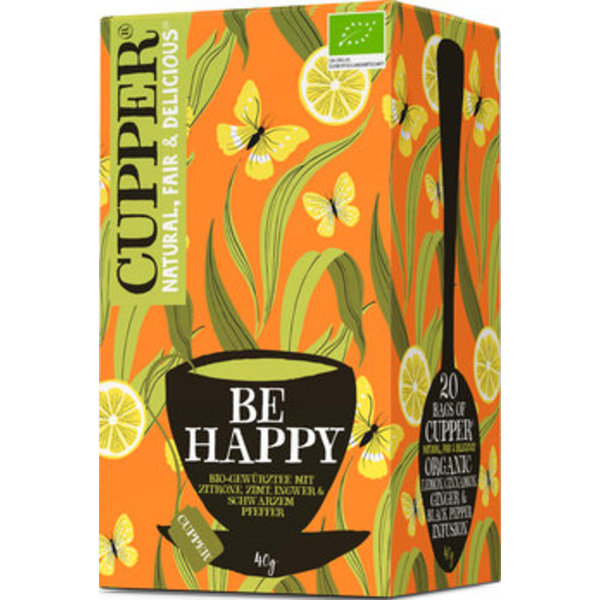 Bio CUPPER Be Happy Tee   40g / 20 Beutel