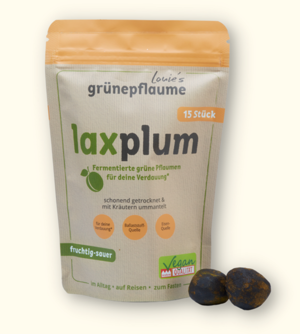 LAXPLUM - fermentierte grüne Pflaume 15 St.